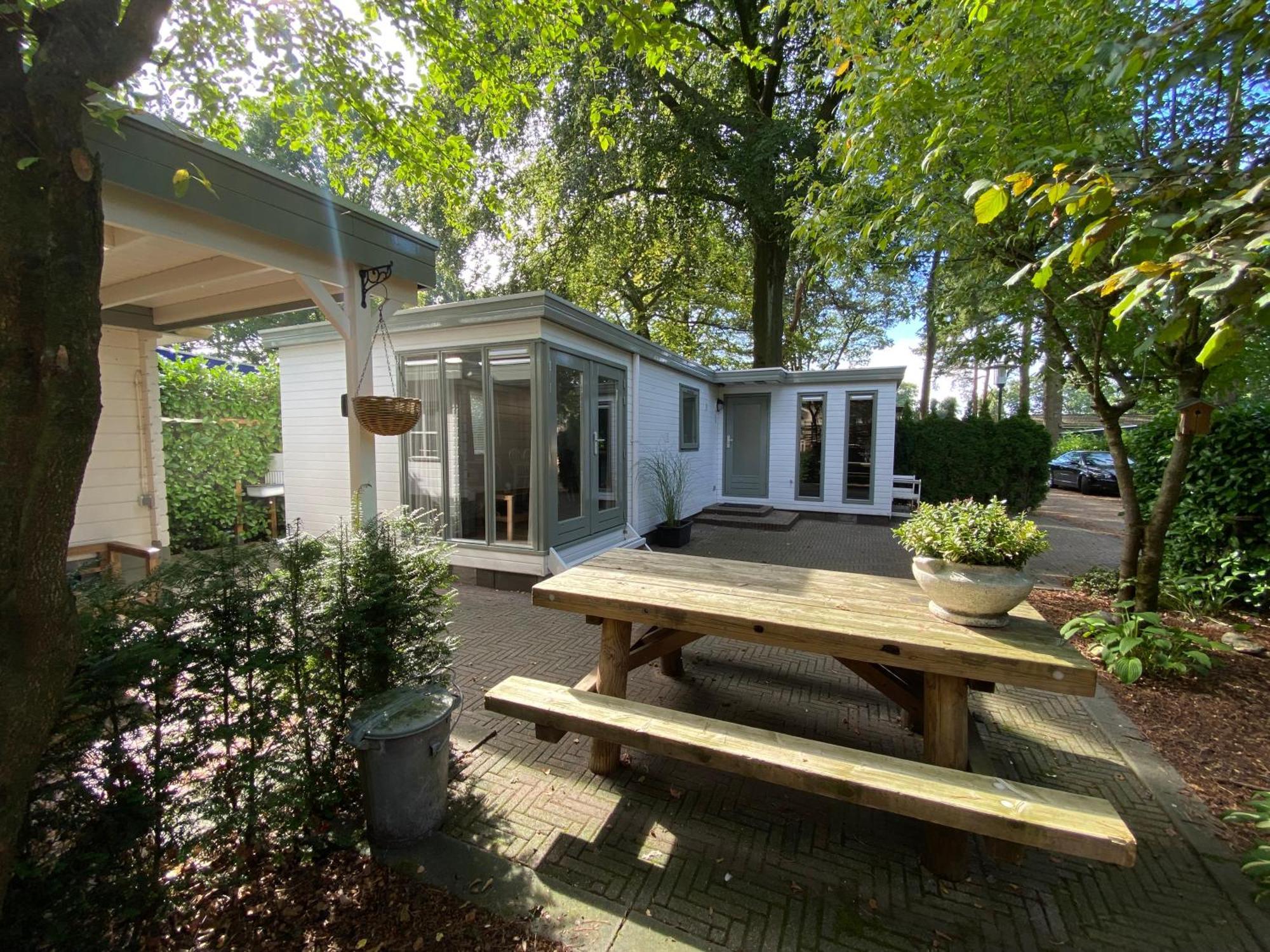Sfeervol Boschalet 5 Persoons Met Sauna Voorthuizen Extérieur photo